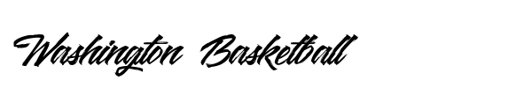 Washington Basketball font preview